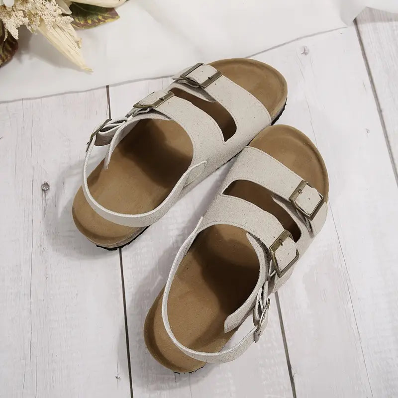 Alina™ | Sandales confort à bride arrière et double boucle