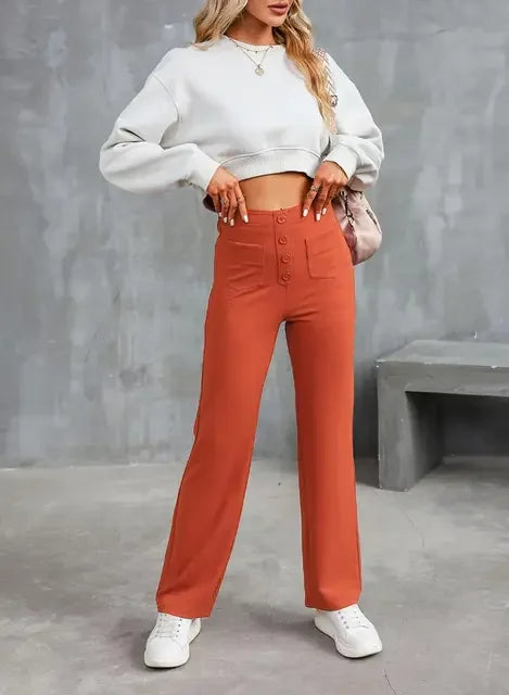 Carla™ | Pantalon taille haute super élastique
