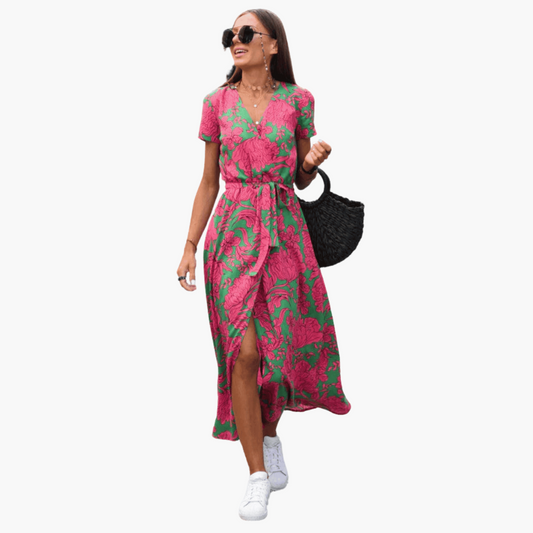 Graziana™ | Robe portefeuille élégante et fluide