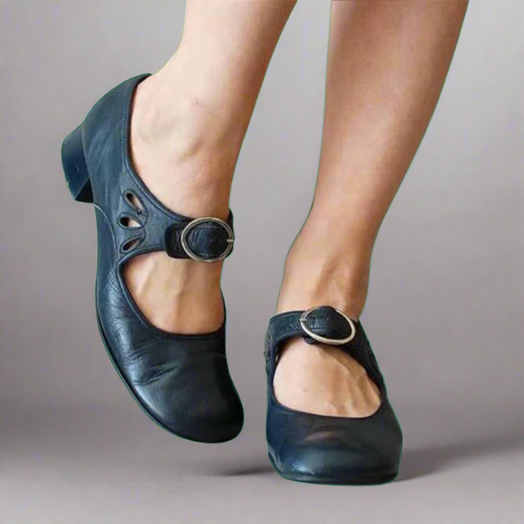 Lorena™ | Sandales orthopédiques en cuir avec semelle compensée