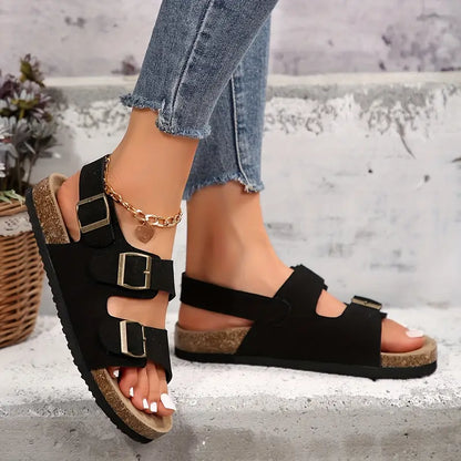 Alina™ | Sandales confort à bride arrière et double boucle