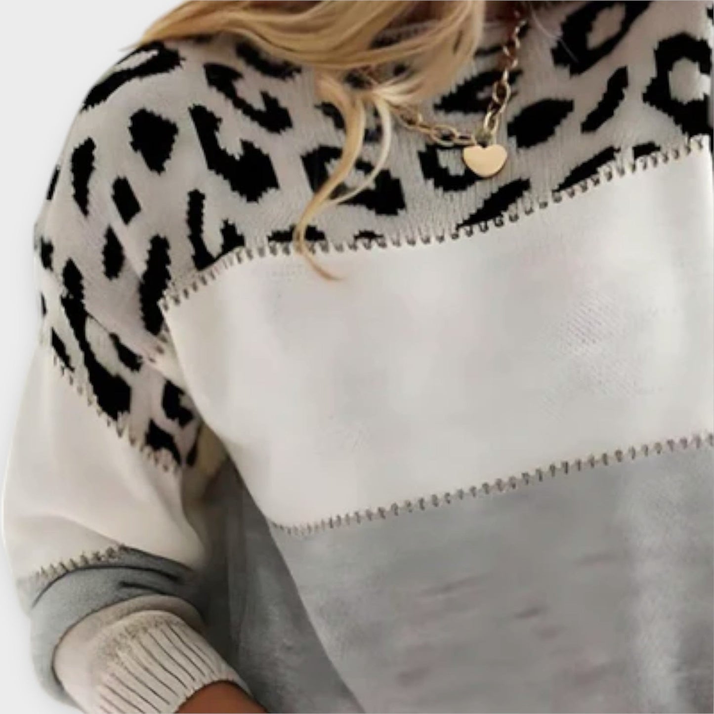 Channah™ | Pull décontracté avec imprimé léopard