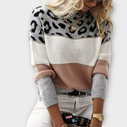 Channah™ | Pull décontracté avec imprimé léopard
