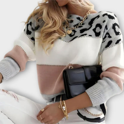 Channah™ | Pull décontracté avec imprimé léopard