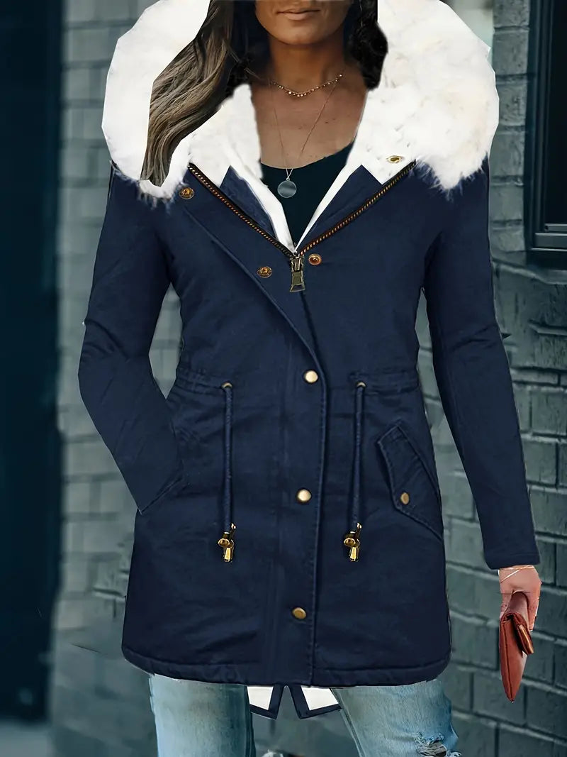 Paloma™ | Manteau d'hiver doublé en fausse fourrure