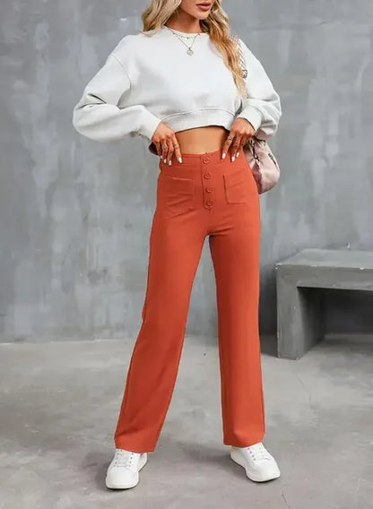 Carla™ | Pantalon taille haute super élastique
