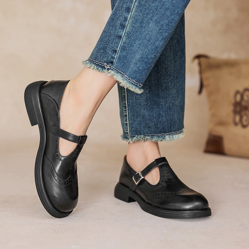 Fabiola™ | Mary Janes élégantes en cuir