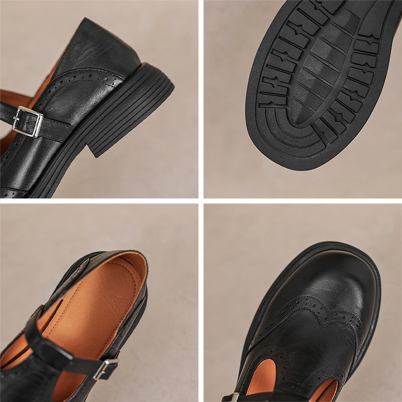 Fabiola™ | Mary Janes élégantes en cuir
