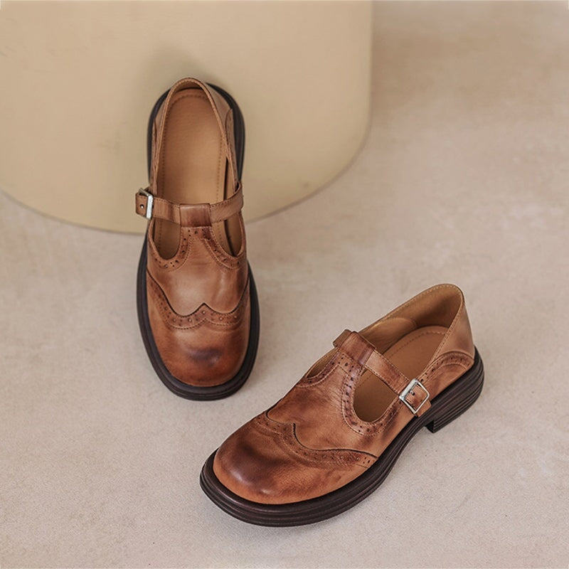 Fabiola™ | Mary Janes élégantes en cuir