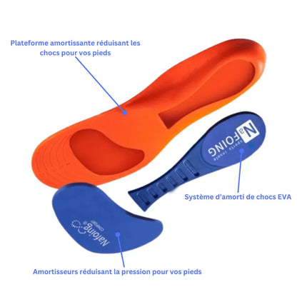 Flexisole™ | Semelles orthopédiques soutien voûte plantaire