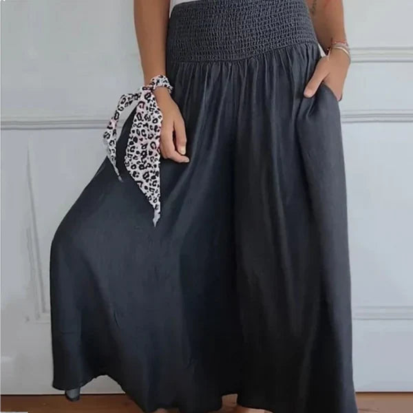 Annita™ | Pantalon ample taille haute pour femme