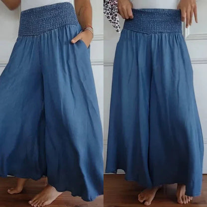 Annita™ | Pantalon ample taille haute pour femme