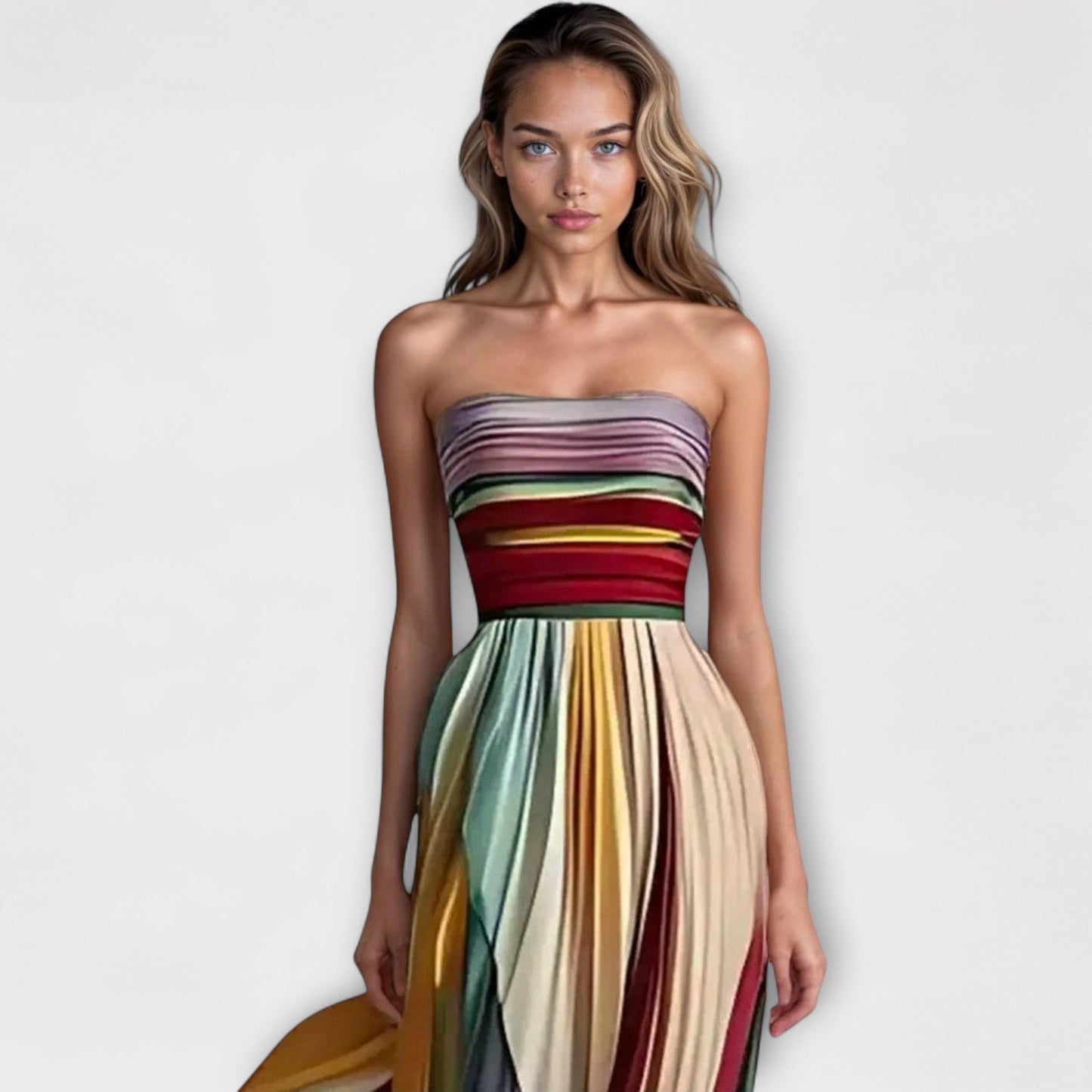 Fiora™ | Robe longue colorée sans manches