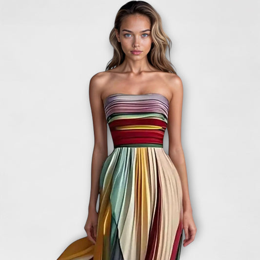 Fiora™ | Robe longue colorée sans manches